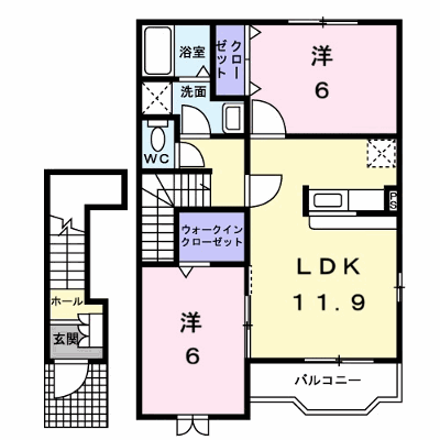 ポライトリー　ガーデンＢ棟 203【管理NO：1-014294102-02030】 ★家具家電は申し込み後に搬入します★ ★2026年10月中旬入居可能★の物件画像