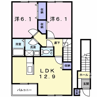 ディモーラＡ 202【管理NO：1-011815201-02020】 ★家具家電は申し込み後に搬入します★ ★2026年11月中旬入居可能★の物件画像