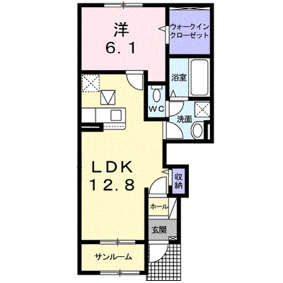 クレメント東九条Ａ 106【管理NO：1-025836001-01050】 ★家具家電は申し込み後に搬入します★ ★2026年10月下旬入居可能★の物件画像