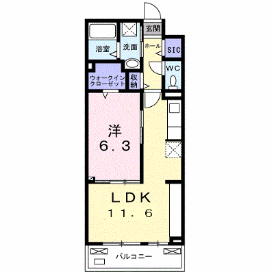 シャルモン深野　Ｗｅｓｔ 305【管理NO：1-027213202-03040】 ★家具家電は申し込み後に搬入します★ ★2026年09月中旬入居可能★の物件画像