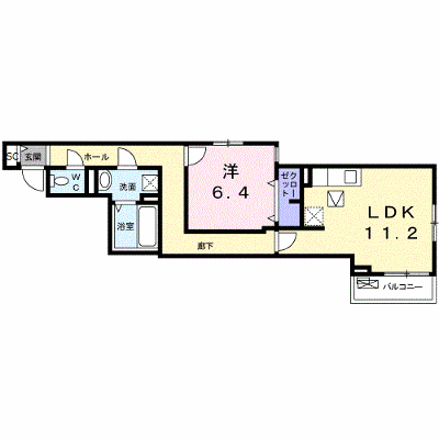 Ｋ’ｓ　ｆｌａｔ 102【管理NO：1-026320301-01020】 ★家具家電は申し込み後に搬入します★ ★2026年10月中旬入居可能★の物件画像