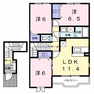 シェーネⅡ 203【管理NO：1-013090802-02030】 ★家具家電は申し込み後に搬入します★ ★2026年10月中旬入居可能★の物件画像