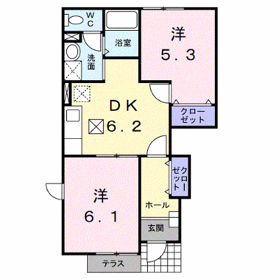 エルシャトー吉備Ⅲ 101【管理NO：1-011700301-01010】 ★家具家電は申し込み後に搬入します★ ★2026年10月中旬入居可能★の物件画像