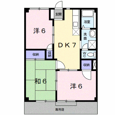 ＭハイツⅡ 102【管理NO：1-003732202-01020】 ★家具家電は申し込み後に搬入します★ ★2026年10月中旬入居可能★の物件画像