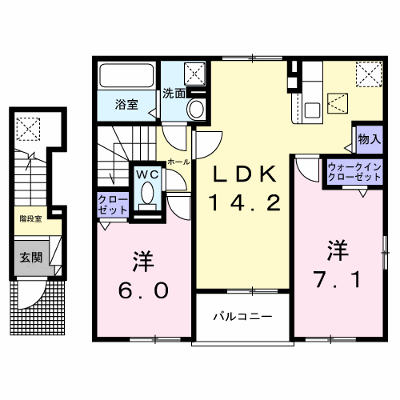 シンフォニー 205【管理NO：1-027962301-02040】 ★家具家電は申し込み後に搬入します★ ★2026年10月下旬入居可能★の物件画像
