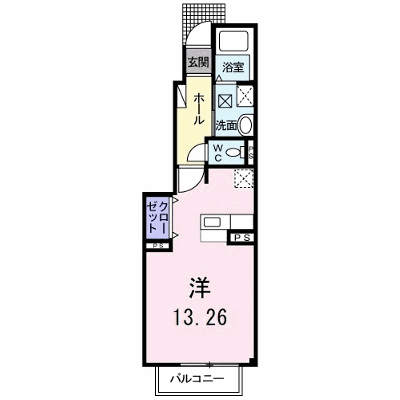 マンモス　よこやま　Ⅰ 101【管理NO：1-012848801-01010】 ★家具家電は申し込み後に搬入します★ ★2026年10月上旬入居可能★の物件画像