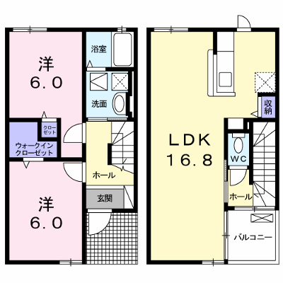 グラースメゾン・フランＢ 102【管理NO：1-017536502-01020】 ★家具家電は申し込み後に搬入します★ ★2026年09月下旬入居可能★の物件画像