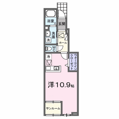セントアンドリュース 102【管理NO：1-028840401-01020】 ★家具家電は申し込み後に搬入します★ ★2027年01月下旬入居可能★の物件画像