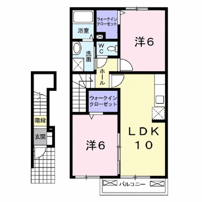 フィオーレ 202【管理NO：1-015251901-02020】 ★家具家電は申し込み後に搬入します★ ★2026年10月中旬入居可能★の物件画像