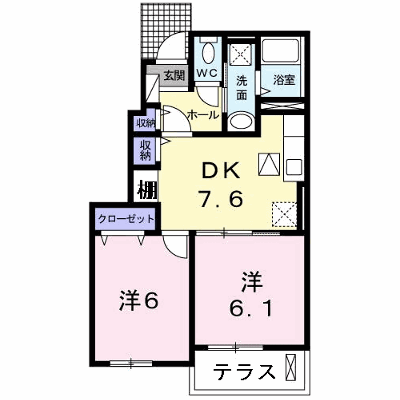 ティ・シュティル　Ⅰ番館 102【管理NO：1-018761401-01020】 ★家具家電は申し込み後に搬入します★ ★2026年10月中旬入居可能★の物件画像