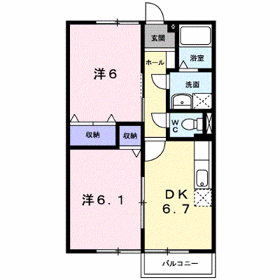 ウィステリア 102【管理NO：1-009372001-01020】 ★家具家電は申し込み後に搬入します★ ★2026年10月下旬入居可能★の物件画像