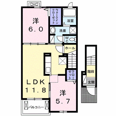 サンリット　Ⅰ 201【管理NO：1-021103101-02010】 ★家具家電は申し込み後に搬入します★ ★2026年09月中旬入居可能★の物件画像