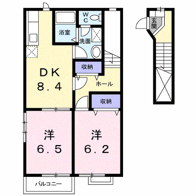 サンシャルマン 205【管理NO：1-009340101-02040】 ★家具家電は申し込み後に搬入します★ ★2026年10月中旬入居可能★の物件画像