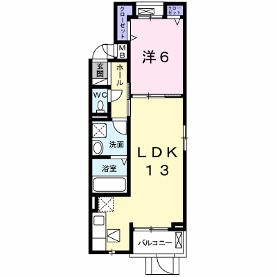 グランデ　スクエア 101【管理NO：1-025343001-01010】 ★家具家電は申し込み後に搬入します★ ★2026年10月中旬入居可能★の物件画像