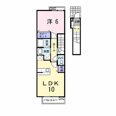 クレメントＢ 203【管理NO：1-014112802-02030】 ★家具家電は申し込み後に搬入します★ ★2026年10月下旬入居可能★の物件画像