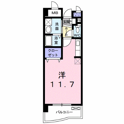 高染Ⅸ館 304【管理NO：1-013620501-03040】 ★家具家電は申し込み後に搬入します★ ★2026年11月中旬入居可能★の物件画像