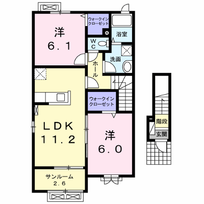 ブリーゼ 201【管理NO：1-020971901-02010】 ★家具家電は申し込み後に搬入します★ ★2026年11月上旬入居可能★の物件画像