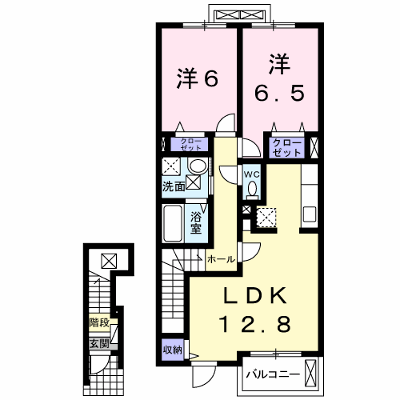 ヴィラ・グレイス 202【管理NO：1-016147201-02020】 ★家具家電は申し込み後に搬入します★ ★2026年10月下旬入居可能★の物件画像