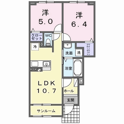 ベル　プレマ 102【管理NO：1-028836901-01020】 ★家具家電は申し込み後に搬入します★ ★2027年03月上旬入居可能★の物件画像