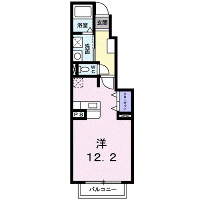 オリーブガーデン 103【管理NO：1-015841401-01030】 ★家具家電は申し込み後に搬入します★ ★2026年10月中旬入居可能★の物件画像