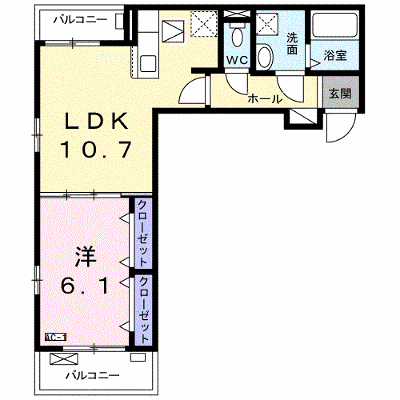 グラン　フェリシア 102【管理NO：1-025605901-01020】 ★家具家電は申し込み後に搬入します★ ★2026年10月中旬入居可能★の物件画像