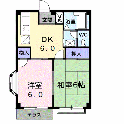ニューエルデム仲田 103【管理NO：1-003674301-01030】 ★家具家電は申し込み後に搬入します★の物件画像