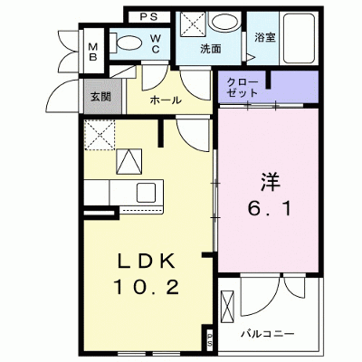 Ｔ．ＭガーデンⅢ 104【管理NO：1-026123501-01040】 ★家具家電は申し込み後に搬入します★ ★2026年10月中旬入居可能★の物件画像