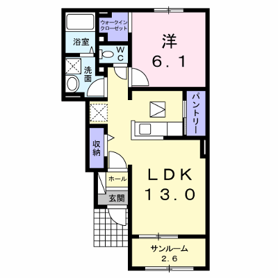 プリムローズ　Ｂ 103【管理NO：1-018940902-01030】 ★家具家電は申し込み後に搬入します★ ★2026年10月中旬入居可能★の物件画像