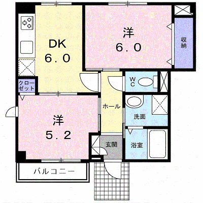 クラール　Ｃ 101【管理NO：1-012854701-01010】 ★家具家電は申し込み後に搬入します★ ★2026年10月上旬入居可能★の物件画像