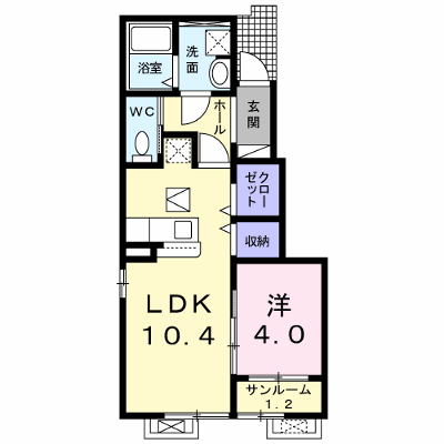 カーサ・フェリーチェ 103【管理NO：1-024877501-01030】 ★家具家電は申し込み後に搬入します★ ★2026年11月中旬入居可能★の物件画像