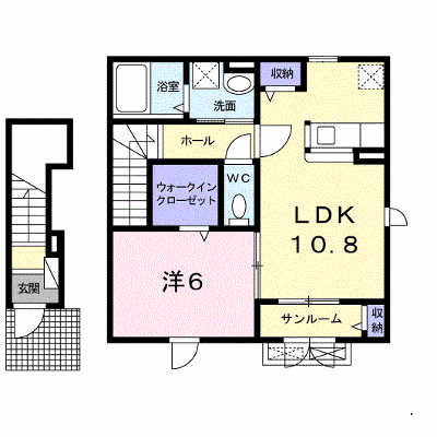 宮の杜　三番館 204【管理NO：1-021041101-02040】 ★家具家電は申し込み後に搬入します★ ★2026年10月下旬入居可能★の物件画像