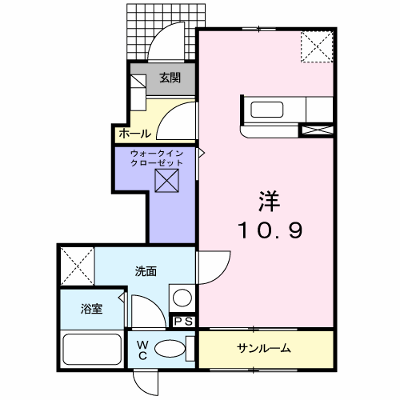 ベル・ネージュ 103【管理NO：1-014657201-01030】 ★家具家電は申し込み後に搬入します★ ★2026年11月中旬入居可能★の物件画像