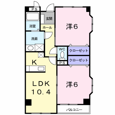 グランディール 403【管理NO：1-011015301-04030】 ★家具家電は申し込み後に搬入します★ ★2026年10月中旬入居可能★の物件画像