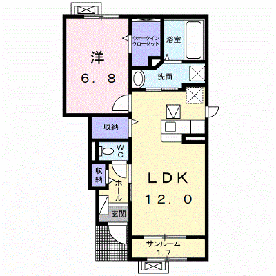 サントルⅡ 104【管理NO：1-027344202-01040】 ★家具家電は申し込み後に搬入します★ ★2026年10月中旬入居可能★の物件画像