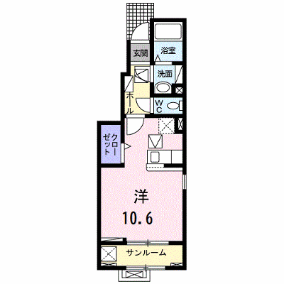 ルヴェ　ソン　ヴェール 101【管理NO：1-028524201-01010】 ★家具家電は申し込み後に搬入します★ ★2027年02月上旬入居可能★の物件画像