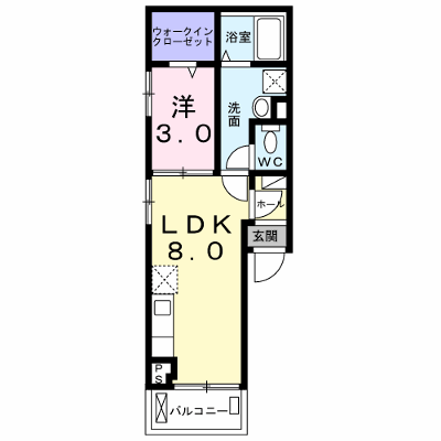 トゥッティ　桜木 301【管理NO：1-027091001-03010】 ★家具家電は申し込み後に搬入します★ ★2026年10月下旬入居可能★の物件画像