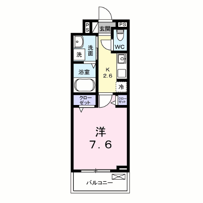 エコー 304【管理NO：1-028482801-03040】 ★家具家電は申し込み後に搬入します★ ★2027年01月下旬入居可能★の物件画像