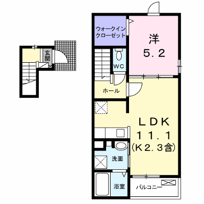 フォンターナ・エテルノ 201【管理NO：1-024264601-02010】 ★家具家電は申し込み後に搬入します★ ★2026年11月上旬入居可能★の物件画像