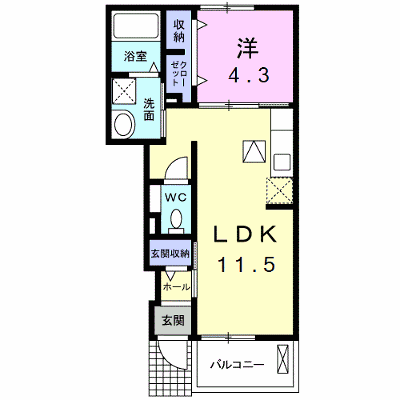 グランデ 103【管理NO：1-019487001-01030】 ★家具家電は申し込み後に搬入します★の物件画像