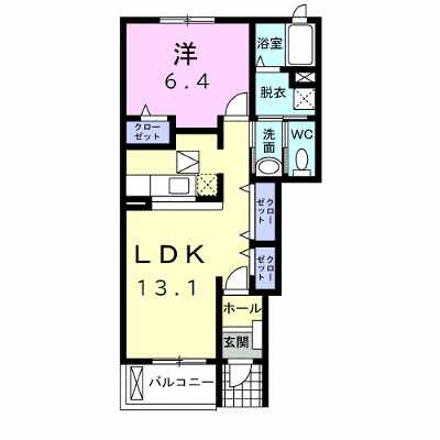 オーブ　アビタシオンＫ 103【管理NO：1-013557701-01030】 ★家具家電は申し込み後に搬入します★ ★2026年12月上旬入居可能★の物件画像