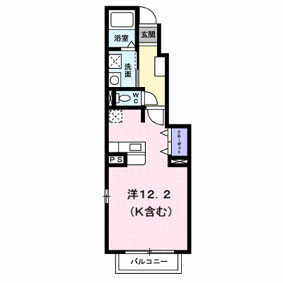 フォンターナ 104【管理NO：1-012648001-01040】 ★家具家電は申し込み後に搬入します★ ★2026年10月中旬入居可能★の物件画像
