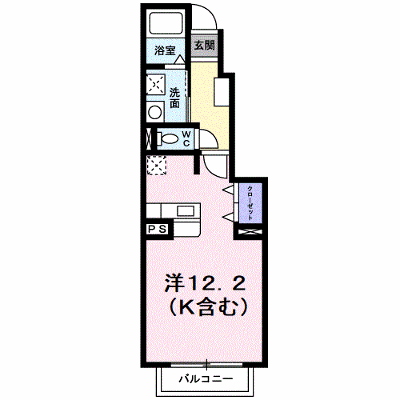 フォンターナ 103【管理NO：1-012648001-01030】 ★家具家電は申し込み後に搬入します★ ★2026年10月中旬入居可能★の物件画像