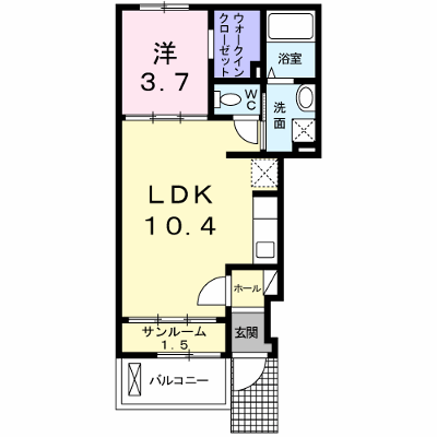マーク・ピュア 103【管理NO：1-017411601-01030】 ★家具家電は申し込み後に搬入します★ ★2026年10月下旬入居可能★の物件画像