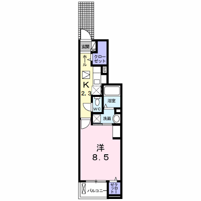 スマイル 102【管理NO：1-023740001-01020】 ★家具家電は申し込み後に搬入します★ ★2026年09月中旬入居可能★の物件画像