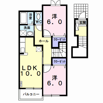 エルカーサＡ 203【管理NO：1-013245901-02030】 ★家具家電は申し込み後に搬入します★ ★2026年10月中旬入居可能★の物件画像