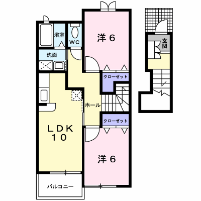コーラルＡ 202【管理NO：1-015729201-02020】 ★家具家電は申し込み後に搬入します★ ★2026年10月中旬入居可能★の物件画像