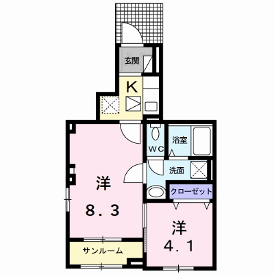 エスポワールヒロ－Ｂ 105【管理NO：1-024760802-01050】 ★家具家電は申し込み後に搬入します★ ★2026年10月中旬入居可能★の物件画像
