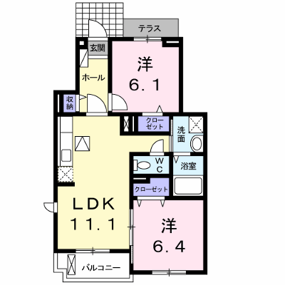ラ　メゾン　ゴルディーニⅡ 103【管理NO：1-017774002-01030】 ★家具家電は申し込み後に搬入します★ ★2026年10月下旬入居可能★の物件画像