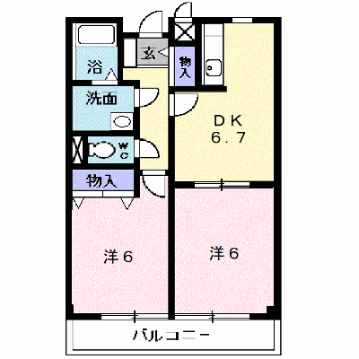 ジョイフル　Ⅰ 202【管理NO：1-010058501-02020】 ★家具家電は申し込み後に搬入します★ ★2026年10月上旬入居可能★の物件画像