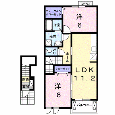 エテルノⅠ 202【管理NO：1-018185401-02020】 ★家具家電は申し込み後に搬入します★ ★2026年10月中旬入居可能★の物件画像